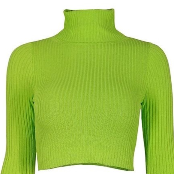 Neon Yellow Turtleneck - Picture 1 of 1